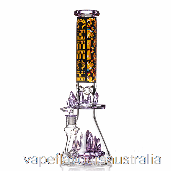 Vape Australia Cheech Glass Just Know We Shining Bling Bling Bong Purple